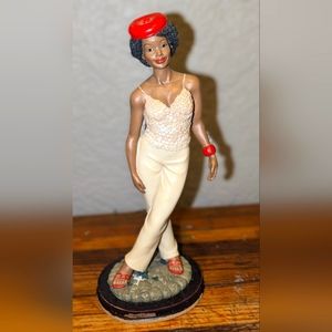 Young African Women Statue
